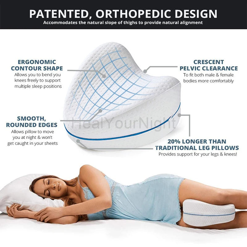 Comfortable Memory Foam Knee Pillow