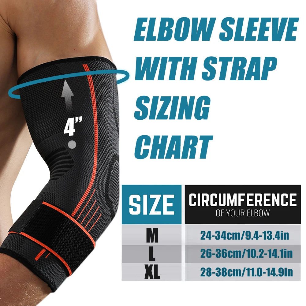 Supportive and Comfortable Elbow Compression