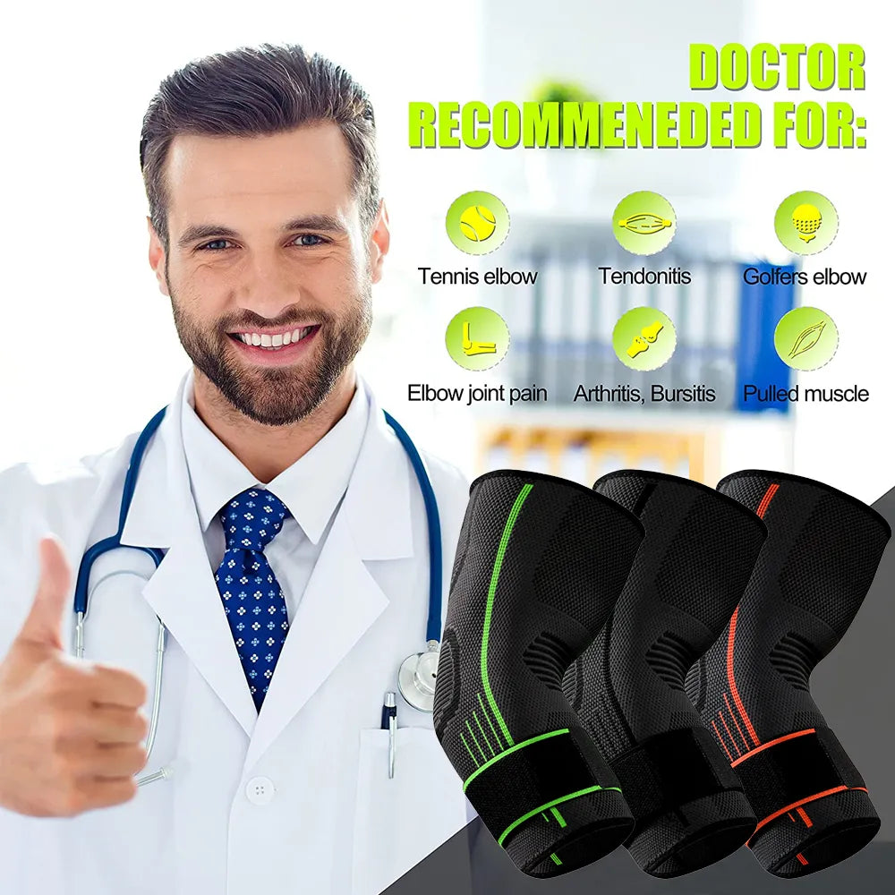 Supportive and Comfortable Elbow Compression
