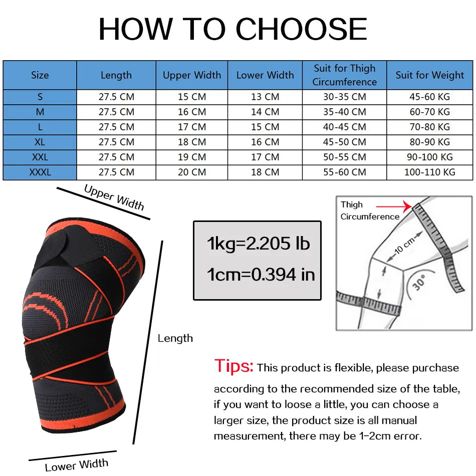 Supportive Knee Compression